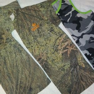 Camo t-shirts & tank top.